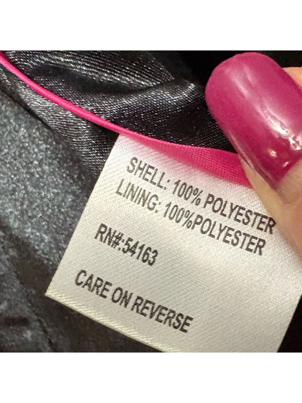 Calvin Klein-Classy black trench coat. Size small. Silver details/Hood. Like new - Picture 16 of 16